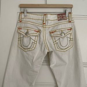 White True Religion Jeans